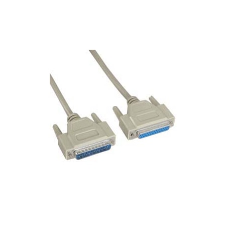 Bestlink Netware DB25 M/F Serial Cable 25C Straight- 6Ft 180206